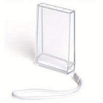1PC 3-inch Film Clear Photo Storage Box Instant Camera Photo Case for Fujifilm Instax Mini 12/11/9/8/7 with Strap white
