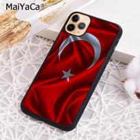 Turkija Turkijos Vėliava Telefono Dėklas Korpusas iPhone 17 Air 12 13 16 pro max 15 14 plus Dangtelis coque iPhone 12or12pro gray