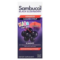 Sambucol Children's Black Elderberry Advanced Immune Syrup, 8360mg, 230ml, For Ages 2+ 230ml - 1 ea