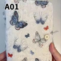 Butterfly Flower Pattern A5 Binder Photo Album Kpop Idol Photo Card Collection Books Loose-Leaf Album Photocard Holder Gift gray