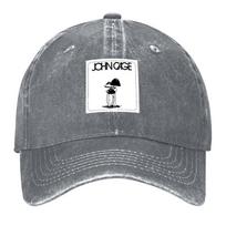 New John Cage Baseball Cap Beach Outing sun caps Designer Hat derby hat Unisexs Womens gray