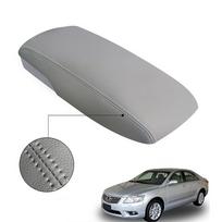 Center Console Armrest Leather Cover For Toyota Camry gray
