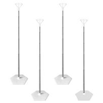 2 Meter Balloon Stands Kits Decoration Transparent Balloon Supports Birthday Party Wedding Party Christmas Decoration Large gray