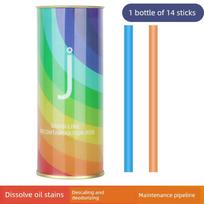 Drain Cleaning Stick for Removing Dirt, Deodorizing, and Eliminating Odors; Powerful Dissolving Agent for Cleaning Pipes and Unclogging Drains 245G white