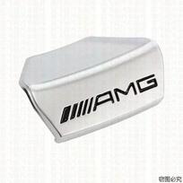 Automobilio vairo emblemos lipdukai Metalinis ženklelis Mercedes Benz AMG W206 W204 W205 W212 W213 W221 W222 W223 W251 W464 GLE GLC BC2 white
