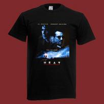 Al Pacino Robert De Niro Val Kilmer Heat Movie T-shirt XXXL black