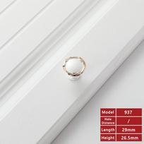 WV Closet Dressers Wardrobe European Style White Gold Cabinet Handles Furniture Hardware Kitchen Cupboard Door Pulls Drawer Knob