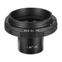 1.25 T2 EOS adapterio žiedas Fotografo priedas Pakeitimas Canon EOS kamerai 1.25 colio okuliaras T2 teleskopas Kraštovaizdžio fotografijai Astrofotograf juoda