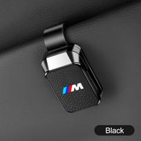 Goat Leather Car Sunglasses Holder Glasses Ticket Card For BMW M E46 E90 E60 F10 F11 F20 F30 F34 F01 G05 car sticker car sticker