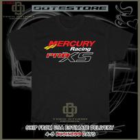 Mercury Pro Xs Racing Išorinis Variklis Unisex T Marškinėliai American Dotees Vintažiniai Patogūs Grafiniai Gatvės Drabužiai Minkšti Stilingi L black