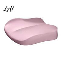Automotive Seat Height Booster Memory Foam Car Cushion for Driving Ergonomic Sciatica And Back Comfortable Wheelchair Pain Relief Non-Slip rožinė