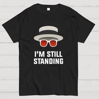 Elton John Im Still Standing Cotton Casual Cool Loose T-Shirt M balta