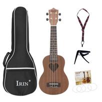 21 colio Sapele Ukulele Havajų mažoji gitara 4 stygų Ukulele Širdies formos miuziklas Sound Hole gray