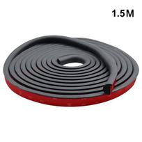Universalus sparnas, skirtas automobilio ratų arkoms, sparnų išplėtimas, antakių lankas, automobilio purvasaugis, lūpų korpuso komplektas, apsauga, apsauga nuo purvasaugio 1.5 Meters black