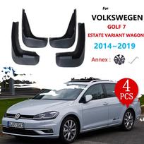 For VW Golf 7 MK7 Estate Variant Wagon AU 2014~ Car Mudflap 4x Mudguards Fender Styling Accessories Guard Splash Protection black