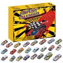 Advent Calendar Contains 24 Gifts, Cute Figures Doll Advent Calendar, Christmas Countdown Calendar With Surprise Toys, One Size black