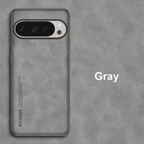 Google Pixel 10 Pro XL dėklas Prabangus PU odos telefono dėklas Google Pixel 10 Pro 5G Pixel10 galinis dangtelis Silikoninė apsauga For Pixel 10 Pro XL ruda
