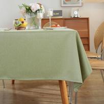 Modern Simple Polyester Pure Style Rectangular Tablecloth Coffee Table Tablecloth Dining Table Cloth Anti-Splashing Water 60X60CM brown