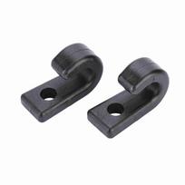 Kayak J Hook, 1 Pair   Plastic J Shape Screws, Tie Down Hook, J Hooks, Great Accessory for Kayaks, Canoes, Rowing Boats black