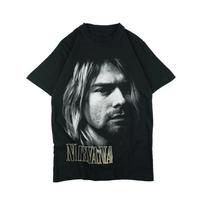 Vintage 90s Nirvana Kurt Cobain T-Shirt L gray