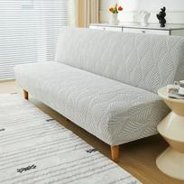 Žakardinė sofos užvalkalas be porankių Sofos apsauga vaikams, augintiniams Sulankstomos baldų apsauga 2/3/4 vietų Sėdimosios vietos užvalkalas Slipcovers Sofá Cama S(length 120-155cm) žalia