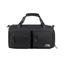 Li Ning Sports Life Collection Polyester Travel Bag Unisex Black/Ivory ABLV033 black
