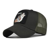 High Quality  Anime Cartoon Adjustable Snapback Cotton Baseball Cap Men Women Hip Hop Urban Street Style Dad Mesh Hat Trucker Hat Dropshipping gray