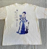 Rare MALICE MIZER Band and Guitar Short Sleeve Full Size Unisex T-shirt L white