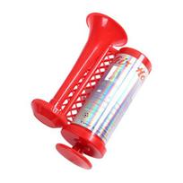 Hand Pump Air Horn for Sports Games, Cheering Noise Maker for Stadium, Portable Push Sound Speaker for Soccer Fan Party raudona