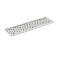 Stable Draining Tray Hollow Draining Drain Holder Easy To Clean Kitchen  Tray  Tableware Drying white