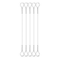 5/10 vnt. 304 nerūdijančio plieno sūrio pjaustyklės viela, pakeičianti sūrio pjaustytuvo viela, skirta blokiniams sūriams, sviesto pjaustymo lentos viela 5Pcs white