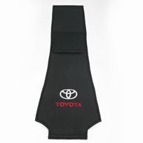 automobilio lipdukas galvos atramos užvalkalas Toyota Avensis Avalon Corolla Rav4 Camry Yaris Prius Prado Vios Tacoma Tundra Land Cruiser Stilui 1 pc black
