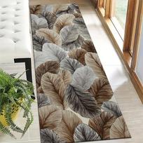 1Pcs Modern Minimalist Brown Non-Slip Washable Area Rug Runner for Entryway, Living Room, Bedroom & Patio 60X90cm gray