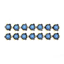 14 Pcs Golf Shoe Spikes Replacement Champ Cleat Fast Twist Screw Studs Stinger onesize gray