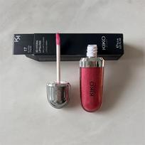 Italian Kiko 3D Mirror Lip Glaze Waterproof Long-lasting, smudge-free, soft bean paste 1 pcs 09 17 black