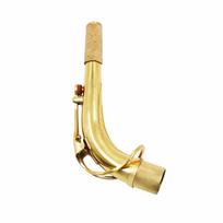 Aukso spalvos žalvario Alto balsinio saksofono alkūnės kaklelis saksofono priedams Alto Saxophone