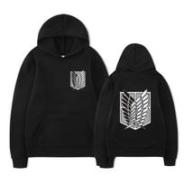 Attack on Titan Survey Corps Men's Hoodies Boys Harajuku Girls Pullover Fancy Music Gift Loose Comfortable Sweatshirt 3XL yellow