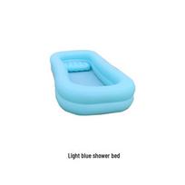 Pripučiama vonios lova neįgaliesiems ir pagyvenusiems žmonėms - Sulankstoma PVC vonia namų priežiūrai 2.15m x 0.95m x 0.3m blue