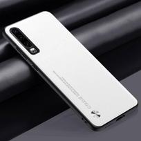 Luxury PU Leather Case For Huawei P30 Back Cover Matte Silicone Shockproof Full Protection Phone Case For Huawei P30 Pro Coque For Huawei P30 matinė juoda spalva