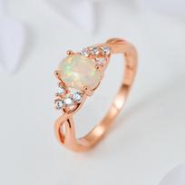 Wish European and American oval Orb edge 8-shaped ring simple personalized ring ring no. 6