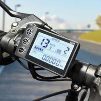 Electric Bicycle LCD S866 Display Meter Replacement Wear Resistant Maintenance Easy Installation 24V 36V 48V Control Panel gray