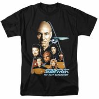 Star Trek The Next Generation T Shirt Licensed Sci-Fi TV Show Classic Tee Black XXXL black
