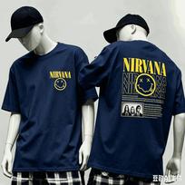 Nirvana Hot Band Graphic Print Tshirt Ror Fansunisex Unisex Cotton Casual Streetwear Fashion Oversized Top Summer New High Quality 3XL white