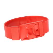 10Pcs Goat Collar Sheep Identification Bands Livestock Marking Ring Farming Equipment 36cm Red