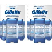 Gillette CoolWave Antiperspirant Clear Gel Sweat Odor Elimination Men's Deodorant Stick Type Cooling Long-lasting 10 pcs 108g blue
