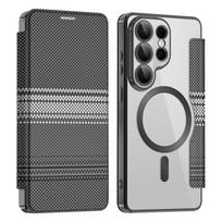 Flip Case for Samsung Galaxy S26 PLUS, 3 Card Slots, Transparent Back juoda