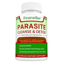 Fearathe Parazitų valymo ir detoksikacijos papildas, spanguolės, česnakas, juodasis graikinis riešutas, pelynas, 120 kaps. 120 Capsules