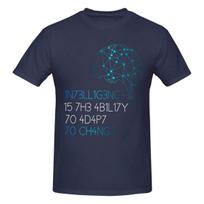 Stephen Hawking Science Intelligence Is The Ability To Adapt To Change T Shirts Graphic Y2k Summer Tees Tshirts For Unisex Tops XL black