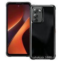 Tinka Blackview Fort 1 mobiliojo telefono dėklas Silikoninis dėklas Lingdu Strong 1 medžiagos dėklas Visiškai apsaugantis Blackview Fort 5 juoda