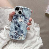 skirtas iPhone 13 14 15 Pro Max Samsung Galaxy A14 A15 A24 Xiaomi 13T Redmi 12C minkštas Chubby telefono dėklas A48 kraštovaizdžio rašto dangtelis alyvos marmurinis TPU dangtelis Honor 50 SE gray